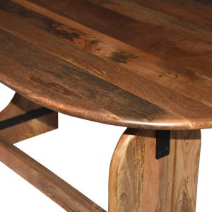 Modern design dining table Winsor Jenkou made of mango wood in a natural shade 180x90x76cm