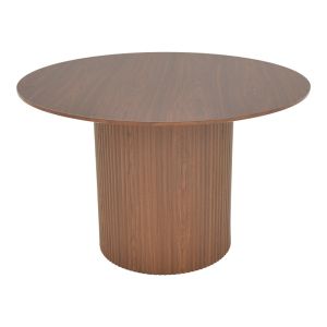 Carulo table MDF in walnut shade 120x76cm