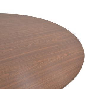 Carulo table MDF in walnut shade 120x76cm