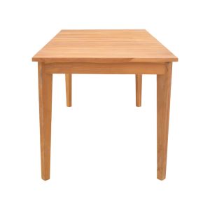 Ory teak table in natural shade 160x80x75cm