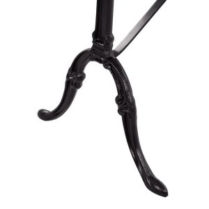 Table with marble top and black cast iron legs Hm440 120x59x72