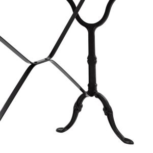 Table with marble top and black cast iron legs Hm440 120x59x72