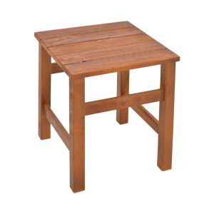 Summrine beach table, solid beech in walnut color, 40x40x45cm Hm code: N/a