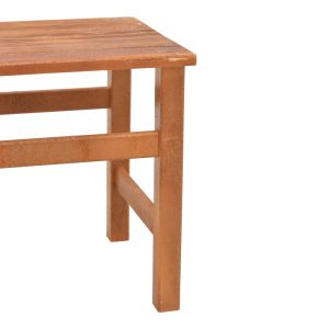 Summrine beach table, solid beech in walnut color, 60x40x45cm Hm code: N/a