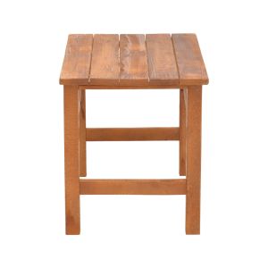 Summrine beach table, solid beech in walnut color, 60x40x45cm Hm code: N/a