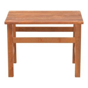 Summrine beach table, solid beech in walnut color, 60x40x45cm Hm code: N/a