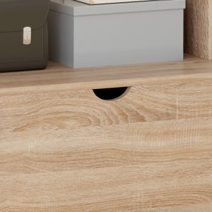 Kaylor Hm2474.01 anti furniture with hooks and storage space-MDF in Sonama 65x34x180hcm