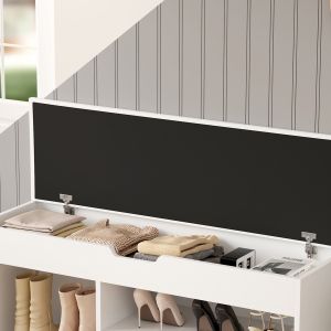 Мебели за антре 2 бр. Cheryl Hm21276.02 меламин в Бяло-sonama