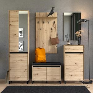 Мебели за антре Arran Kom Artisan Oak Color 80x40x57см