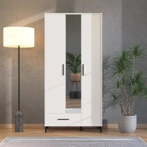 Мебели за антре Orkney Og 3k1f3v бял цвят 93x40x193см