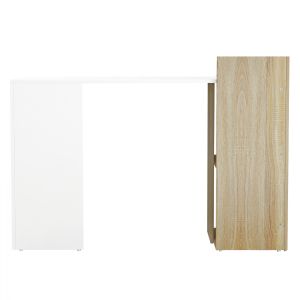 Melamine office, Sonama white 112x55x85ycm Hm8994,02