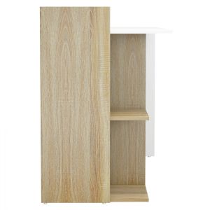 Melamine office, Sonama white 112x55x85ycm Hm8994,02