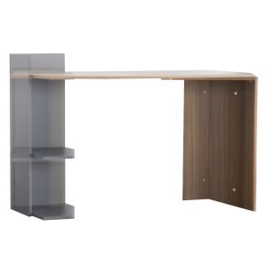 Melamine office, walnut gray 112x55x85y cm Hm8994.01