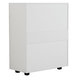 Melamine chest of drawers with 5 drawers, white Hm8995,03
