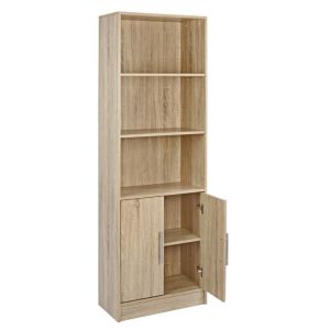 Melamine bookcase, Sonama 60x30x180cm Hm2027,02
