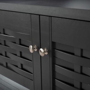 Melamine shoe cabinet Kailena dark gray Hm2230.10 77x40x121.5