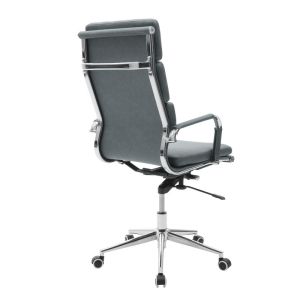 Tokyo executive office chair with antique gray Pu color