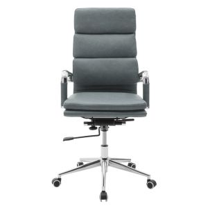 Tokyo executive office chair with antique gray Pu color