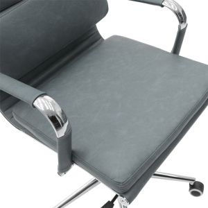 Tokyo executive office chair with antique gray Pu color