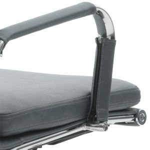 Tokyo executive office chair with antique gray Pu color