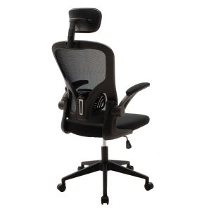 Ergoline executive chair, mesh fabric, black color