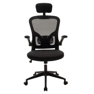 Ergoline executive chair, mesh fabric, black color