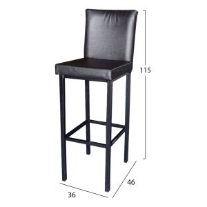 Metal bar stool Ts481 36x46x115cm
