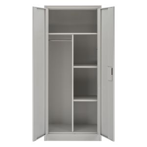 Metal wardrobe Hronda HM5749.21 with partition and lock 70x40x170cm.