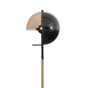 Metal lamp Fl4100 black marble base 30x150cm E27