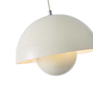 Метален полилей 1χe27 Max15w Φ300mm слонова кост Arte Illumina Jarden
