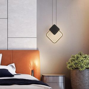 МЕТАЛЕН ПОЛИЛЕЙ TEEBO LED С ЧЕРЕН АБАЖУР 23.5X20X29.5СМ