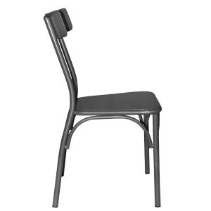 Метален стол Carbon 499-h/b 38x48x86cm