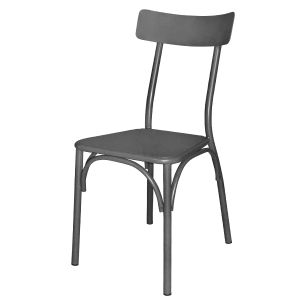 Метален стол Carbon 499-h/b 38x48x86cm
