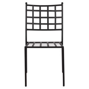 Метален стол Hm5509 черен цвят 46x58x88cm