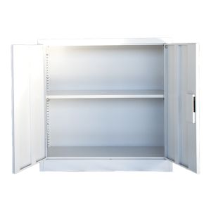 Metal cabinet Armon I in light gray color 90x40x90cm