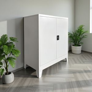 Метален шкаф Armon в светло сив цвят 90x45x100см