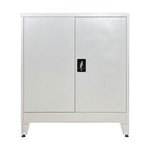 Метален шкаф Armon в светло сив цвят 90x45x100см