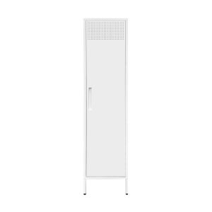 Metal cabinet Nora white color 40x35x170cm
