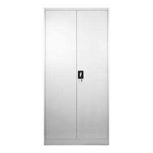 Метален шкаф Ugren в светло сив цвят 90x40x180см