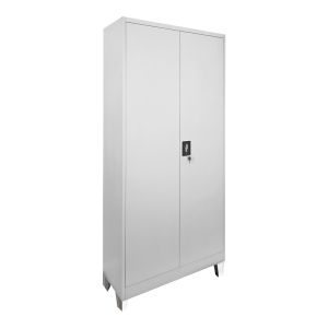 Метален шкаф Ugren в светло сив цвят 90x40x190см