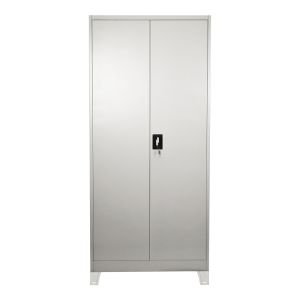 Метален шкаф Ugren в светло сив цвят 90x40x190см