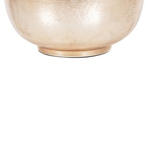 Metal vase Lingon Hm4233,06 cherry color/silver gold D21x37,5hcm