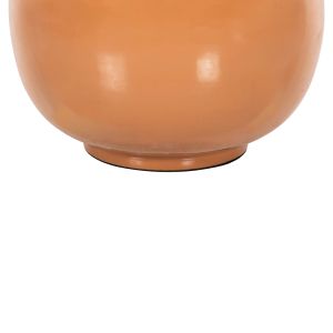 Metal vase Lingon Hm4233,09 gold/salmon color D21x37,5hcm