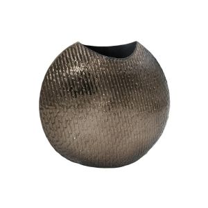 Metal decorative vase Fl1460 silver color 30x10x26cm