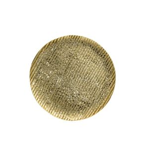 Metal decorative round plate Fl7842 gold color 32x3cm