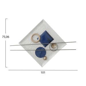 Метална декорация за стена 101x75.2х5,7см Hm7559
