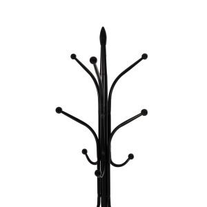 Метална закачалка Hm9573,01 черен цвят - D37x180cm