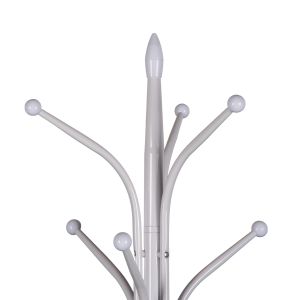 Метална закачалка Hm9573,02 бял цвят - D37x180cm