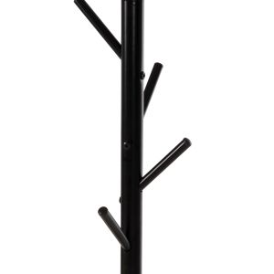 Метална закачалка Hm9574,01 черен цвят - 48x48x173cm