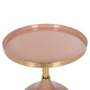 Метална помощ на маса Utri емайл лак корал D35,5x44,5hcm Hm4384,10